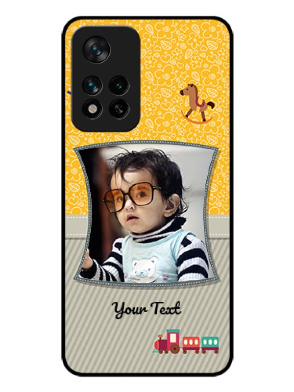 Custom Xiaomi 11I Hypercharge 5G Personalized Glass Phone Case - Baby Picture Upload Design