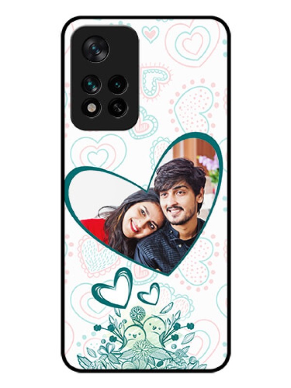 Custom Xiaomi 11I Hypercharge 5G Photo Printing on Glass Case - Premium Couple Design