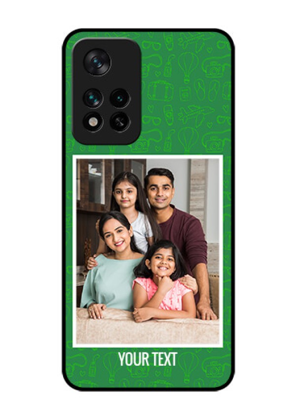 Xiaomi 11I Hypercharge 5G Personalized Glass Phone Case - Picture Upload Design