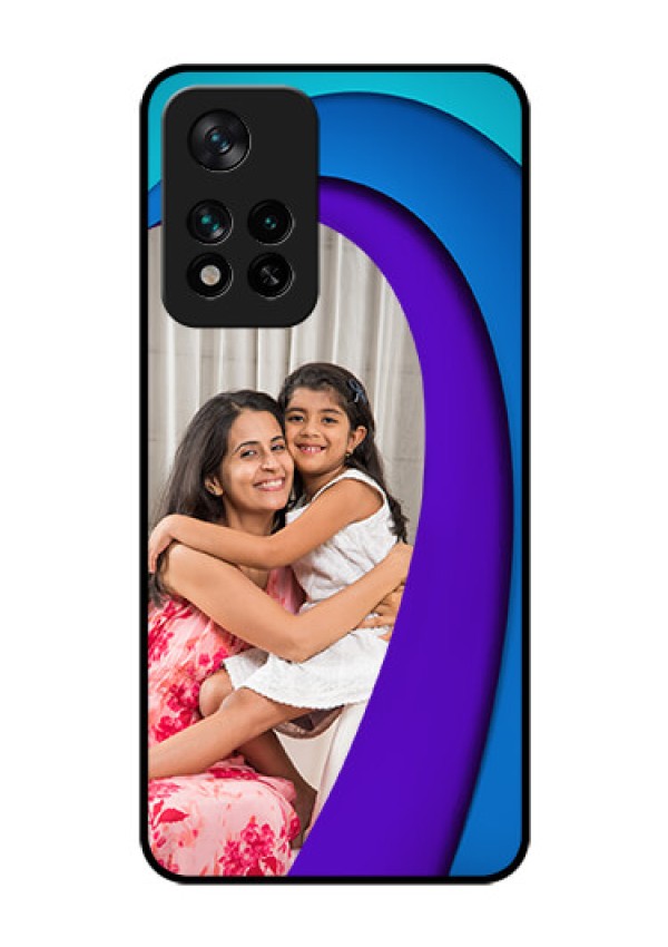 Xiaomi 11I Hypercharge 5G Photo Printing on Glass Case - Simple Pattern Design