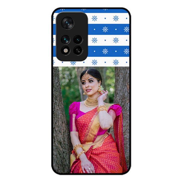 Xiaomi 11I Hypercharge 5G Photo Printing on Glass Case - Snow Pattern Design