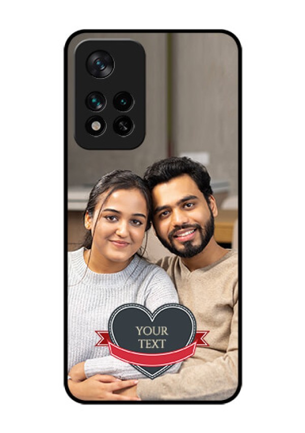 Xiaomi 11I Hypercharge 5G Custom Glass Phone Case - Just Married Couple Design