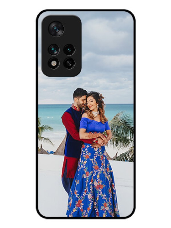 Custom Xiaomi 11I Hypercharge 5G Photo Printing on Glass Case - Upload Full Picture Design