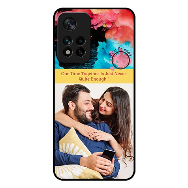 Xiaomi 11I Hypercharge 5G Custom Glass Mobile Case - Quote with Acrylic Painting Design Xiaomi 11I Hypercharge 5G Custom Glass Mobile Case - Quote with Acrylic Painting Design