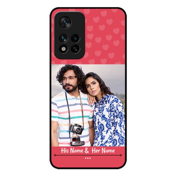 Xiaomi 11I Hypercharge 5G Photo Printing on Glass Case - Simple Love Design