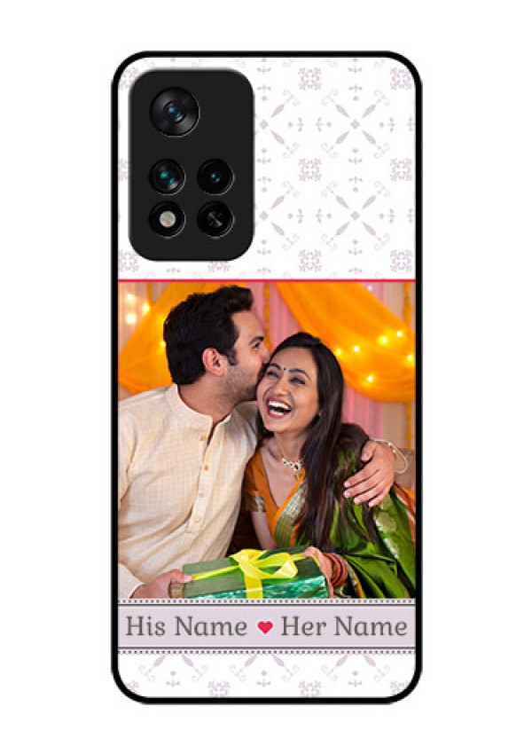 Xiaomi 11I Hypercharge 5G Custom Glass Mobile Case - with Photo and Ethnic Design