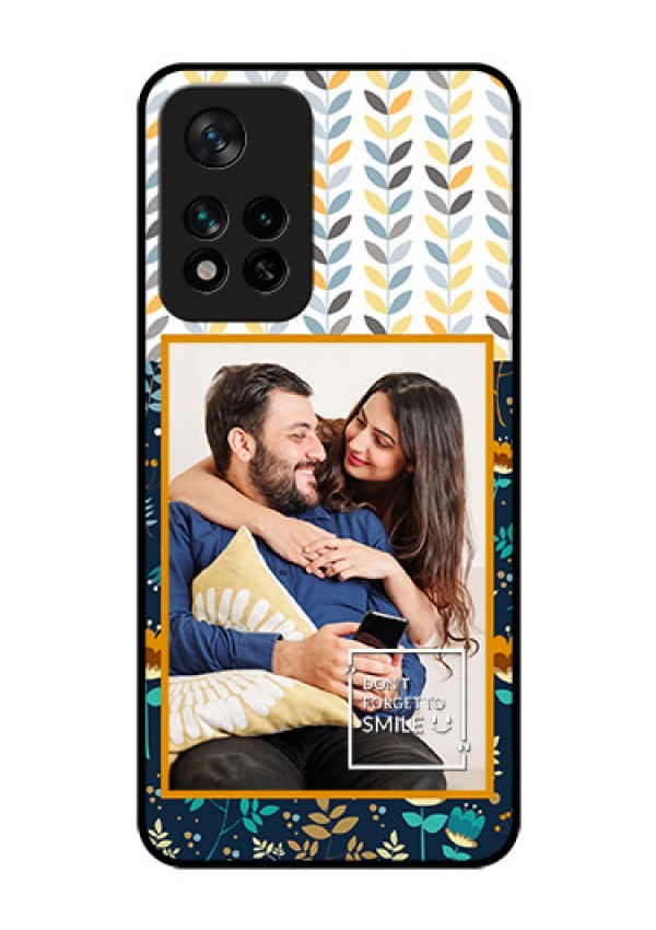 Xiaomi 11I Hypercharge 5G Custom Glass Mobile Case - Pattern Design