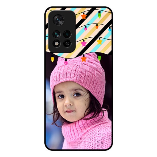 Xiaomi 11I Hypercharge 5G Custom Glass Mobile Case - Lights Hanging Design