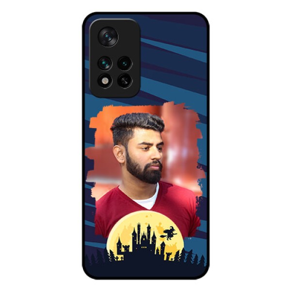 Xiaomi 11I Hypercharge 5G Photo Printing on Glass Case - Halloween Witch Design