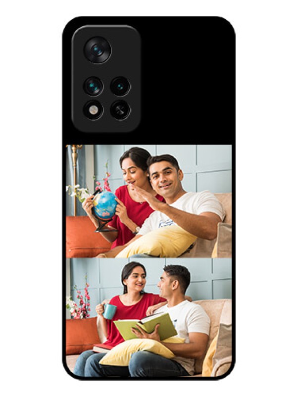 Custom Xiaomi 11I Hypercharge 5G 2 Images on Glass Phone Cover