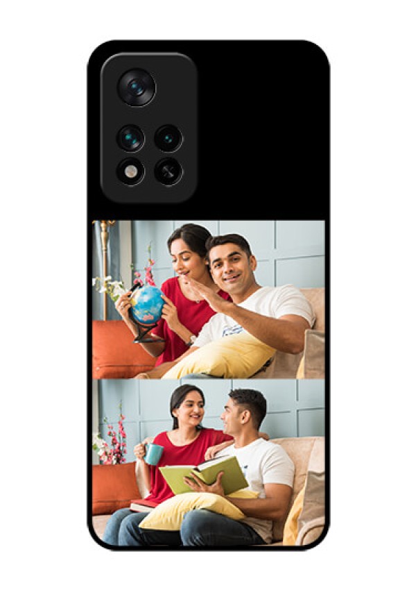 Xiaomi 11I Hypercharge 5G 2 Images on Glass Phone Cover