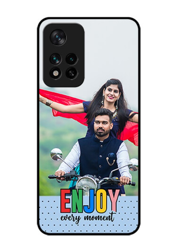 Xiaomi 11I Hypercharge 5G Photo Printing on Glass Case - Enjoy Every Moment Design