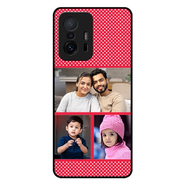 Xiaomi 11T Pro 5G Personalized Glass Phone Case - Bulk Pic Upload Design Xiaomi 11T Pro 5G Personalized Glass Phone Case - Bulk Pic Upload Design