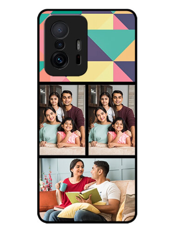 Custom Xiaomi 11T Pro 5G Custom Glass Phone Case - Bulk Pic Upload Design