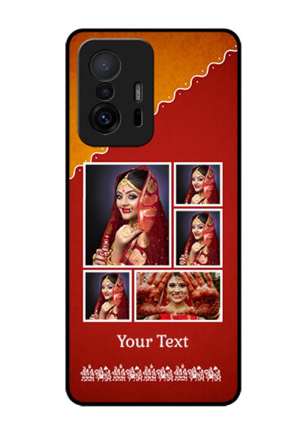 Xiaomi 11T Pro 5G Personalized Glass Phone Case - Wedding Pic Upload Design