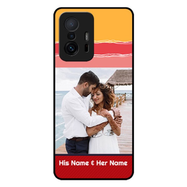 Xiaomi 11T Pro 5G Custom Glass Mobile Case - Colorful Case Design