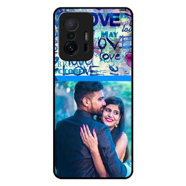 Xiaomi 11T Pro 5G Custom Glass Mobile Case - Colorful Love Design Xiaomi 11T Pro 5G Custom Glass Mobile Case - Colorful Love Design