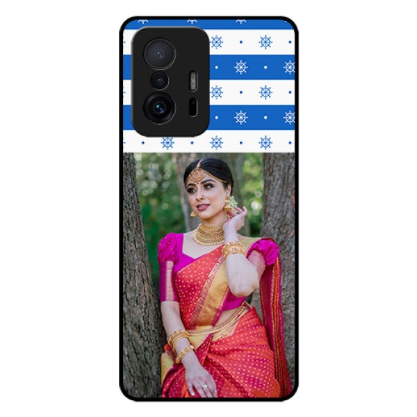 Xiaomi 11T Pro 5G Photo Printing on Glass Case - Snow Pattern Design