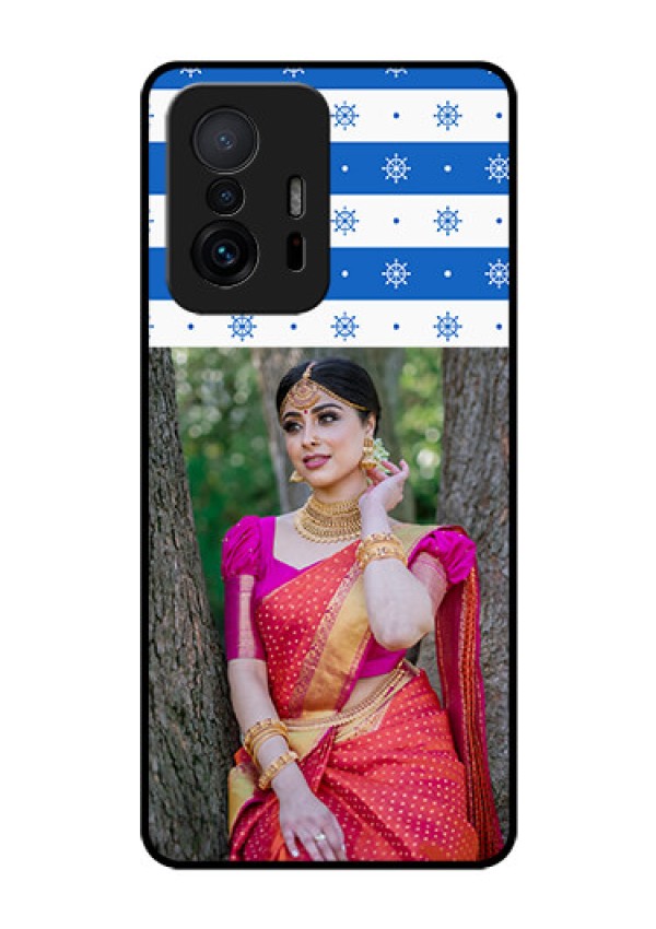 Xiaomi 11T Pro 5G Photo Printing on Glass Case - Snow Pattern Design