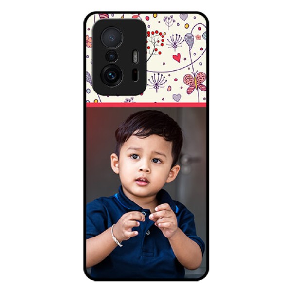 Xiaomi 11T Pro 5G Custom Glass Mobile Case - Premium Floral Design