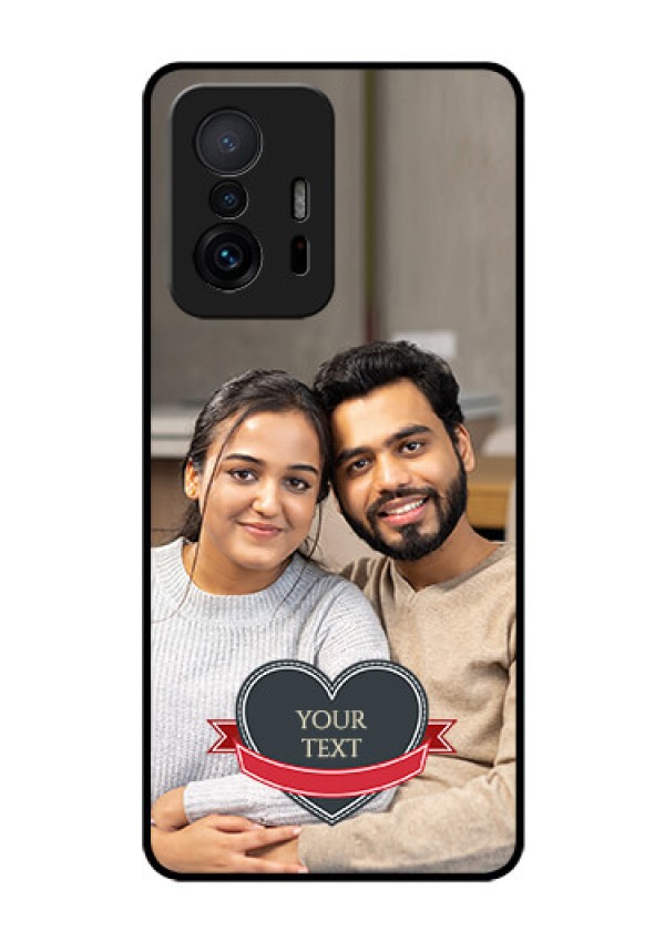 Xiaomi 11T Pro 5G Custom Glass Phone Case - Just Married Couple Design