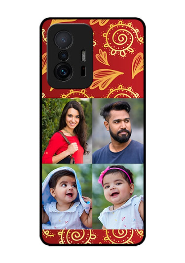 Xiaomi 11T Pro 5G Photo Printing on Glass Case - 4 Image Traditional Design