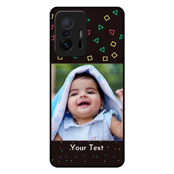Xiaomi 11T Pro 5G Custom Glass Phone Case - with confetti birthday design Xiaomi 11T Pro 5G Custom Glass Phone Case - with confetti birthday design