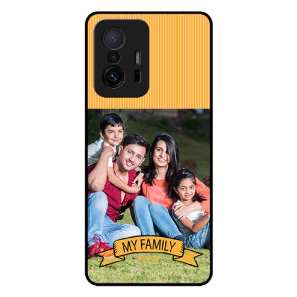 Xiaomi 11T Pro 5G Custom Glass Phone Case - My Family Design
