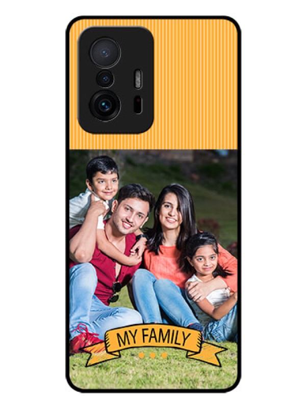 Custom Xiaomi 11T Pro 5G Custom Glass Phone Case - My Family Design