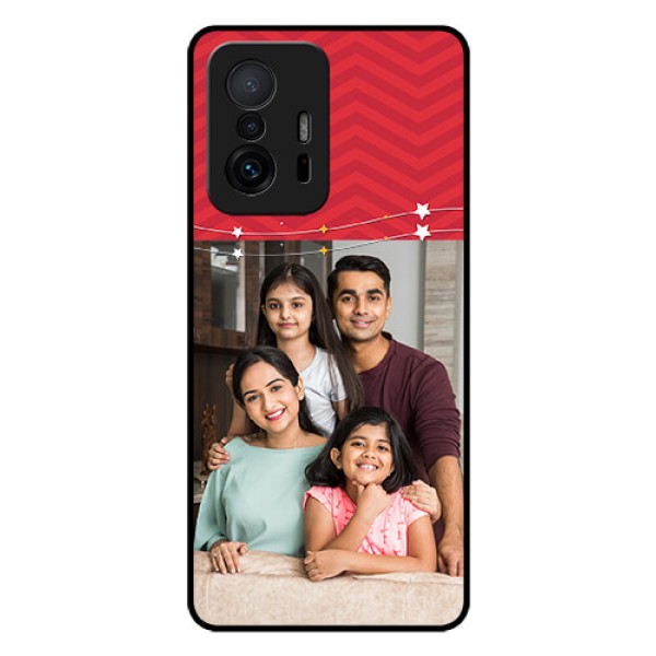Xiaomi 11T Pro 5G Personalized Glass Phone Case - Happy Family Design Xiaomi 11T Pro 5G Personalized Glass Phone Case - Happy Family Design