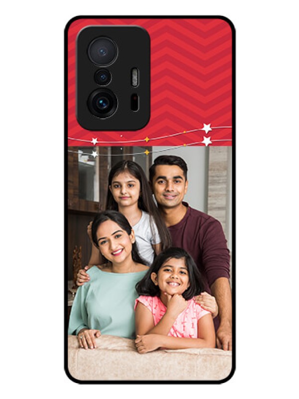Custom Xiaomi 11T Pro 5G Personalized Glass Phone Case - Happy Family Design