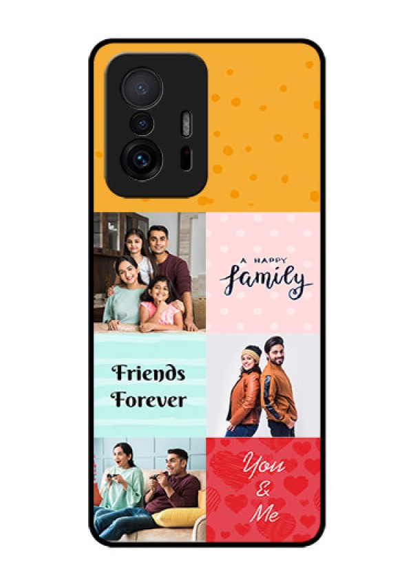 Xiaomi 11T Pro 5G Personalized Glass Phone Case - Images with Quotes Design