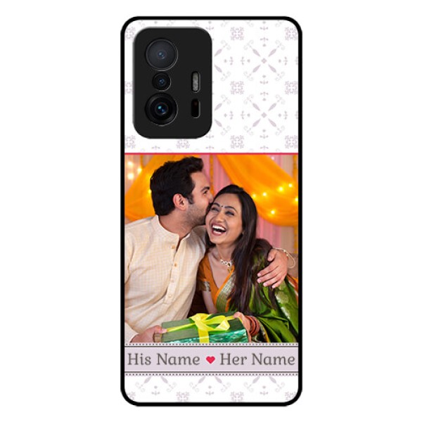 Xiaomi 11T Pro 5G Custom Glass Mobile Case - with Photo and Ethnic Design Xiaomi 11T Pro 5G Custom Glass Mobile Case - with Photo and Ethnic Design