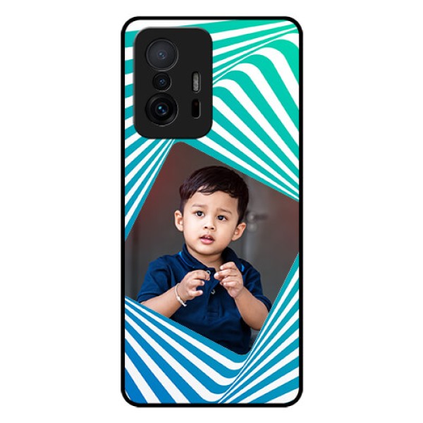 Xiaomi 11T Pro 5G Personalized Glass Phone Case - Abstract Spiral Design Xiaomi 11T Pro 5G Personalized Glass Phone Case - Abstract Spiral Design