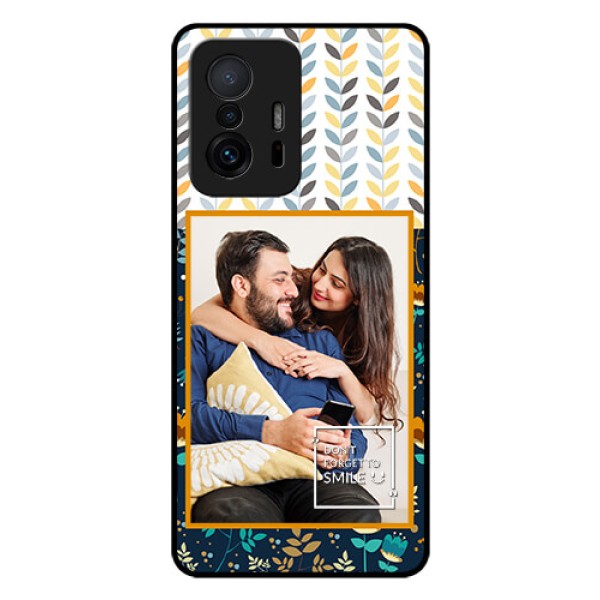 Xiaomi 11T Pro 5G Custom Glass Mobile Case - Pattern Design