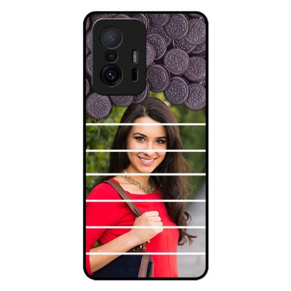 Xiaomi 11T Pro 5G Custom Glass Phone Case - with Oreo Biscuit Design