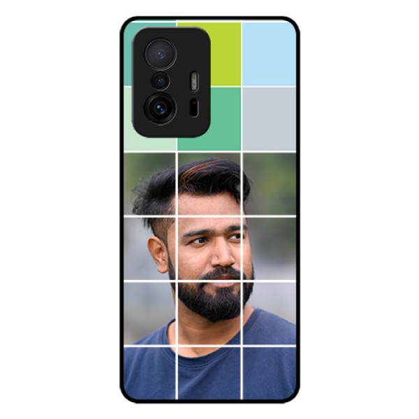 Xiaomi 11T Pro 5G Photo Printing on Glass Case - with white box pattern