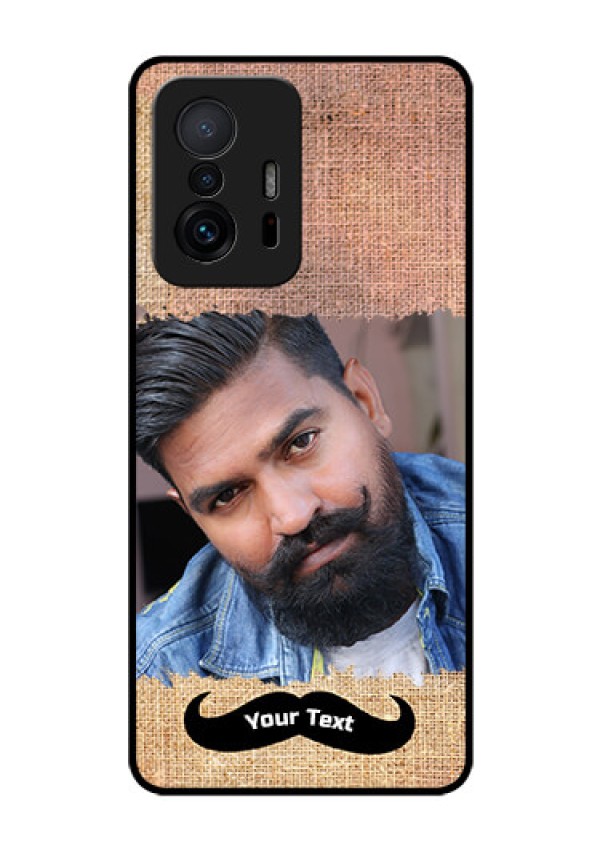 Xiaomi 11T Pro 5G Personalized Glass Phone Case - with Texture Design