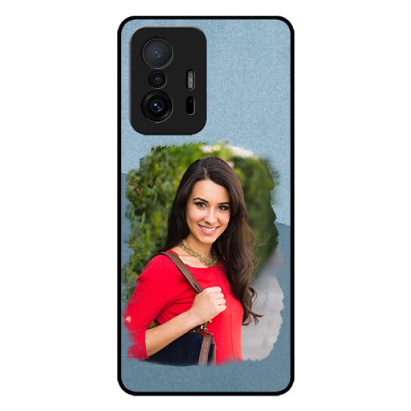 Xiaomi 11T Pro 5G Custom Glass Mobile Case - Grunge Line Art Design