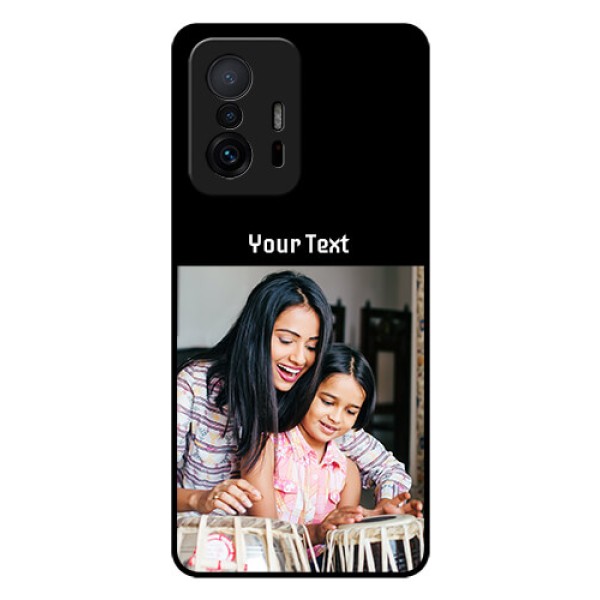 Xiaomi 11T Pro 5G Photo with Name on Glass Phone Case