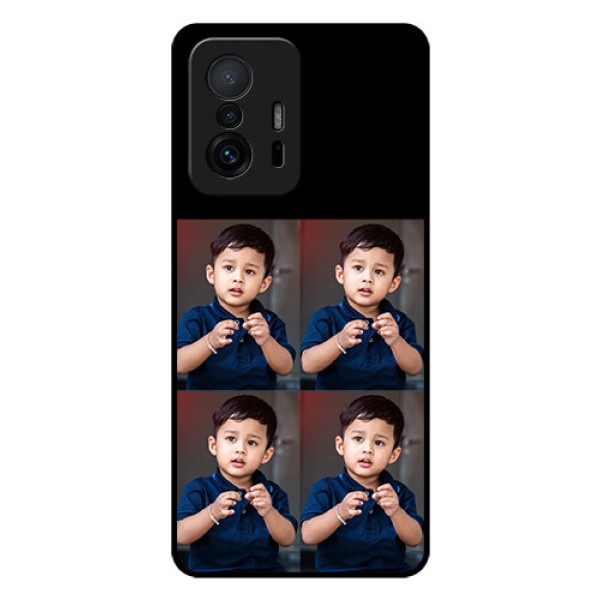 Xiaomi 11T Pro 5G 4 Image Holder on Glass Mobile Cover