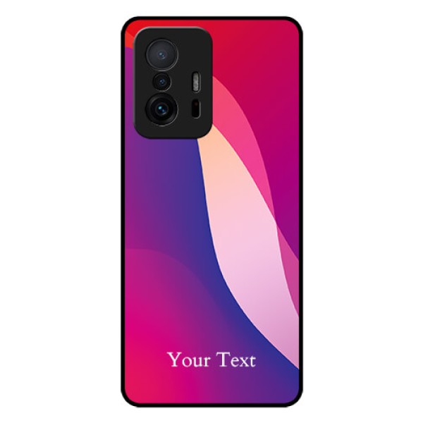 Xiaomi 11T Pro 5G Personalized Glass Phone Case - Digital abstract Overlap Design Xiaomi 11T Pro 5G Personalized Glass Phone Case - Digital abstract Overlap Design