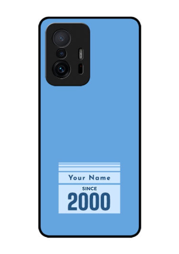 Xiaomi 11T Pro 5G Custom Glass Mobile Case - Custom Year of birth Design
