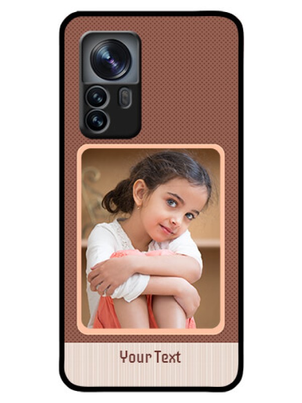 Custom Xiaomi 12 Pro 5G Custom Glass Phone Case - Simple Pic Upload Design