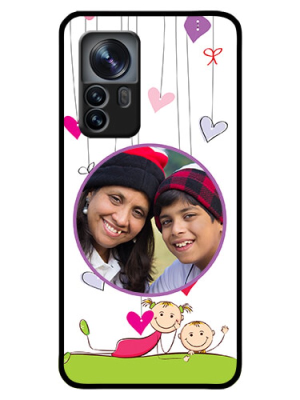Custom Xiaomi 12 Pro 5G Photo Printing on Glass Case - Cute Kids Phone Case Design