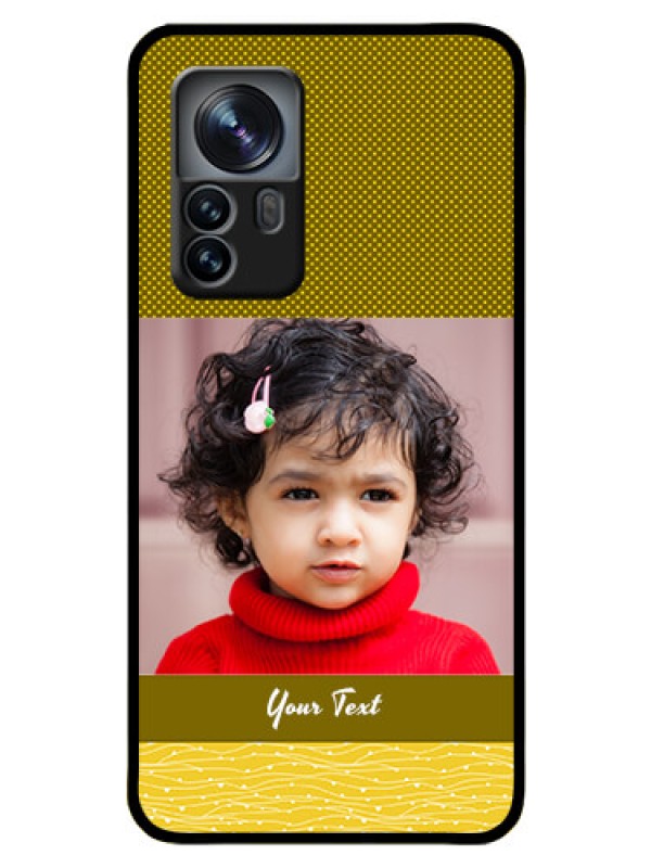 Custom Xiaomi 12 Pro 5G Custom Glass Phone Case - Simple Green Color Design