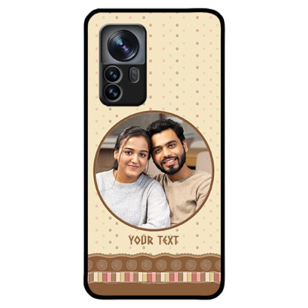 Xiaomi 12 Pro 5G Custom Glass Mobile Case - Brown Dotted Mobile Case Design Xiaomi 12 Pro 5G Custom Glass Mobile Case - Brown Dotted Mobile Case Design