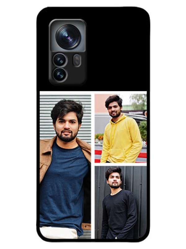 Custom Xiaomi 12 Pro 5G Photo Printing on Glass Case - Upload Multiple Picture Design
