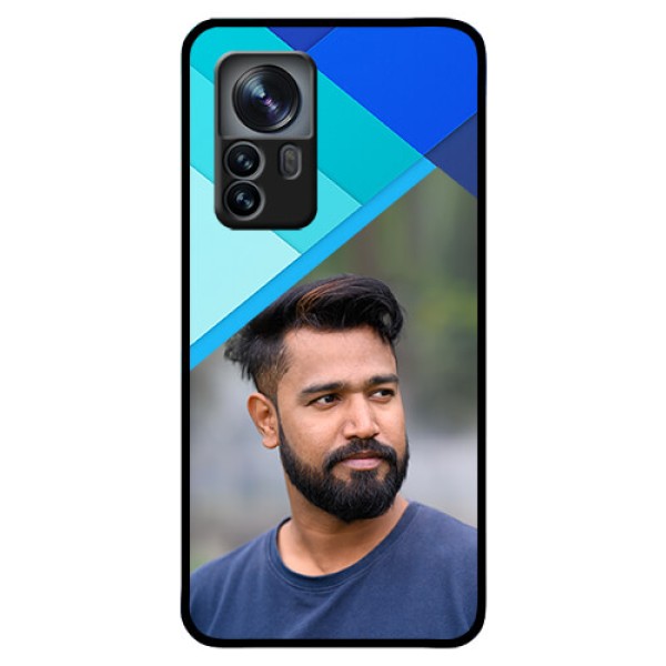 Xiaomi 12 Pro 5G Custom Glass Phone Case - Blue Pattern Design Xiaomi 12 Pro 5G Custom Glass Phone Case - Blue Pattern Design
