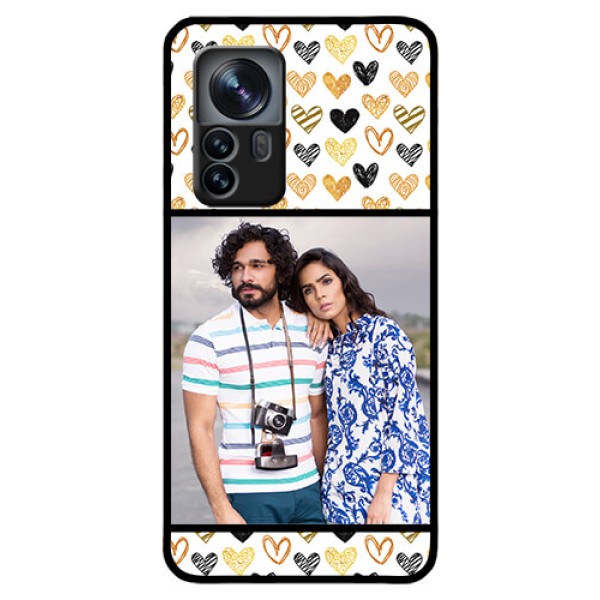Xiaomi 12 Pro 5G Photo Printing on Glass Case - Love Symbol Design Xiaomi 12 Pro 5G Photo Printing on Glass Case - Love Symbol Design